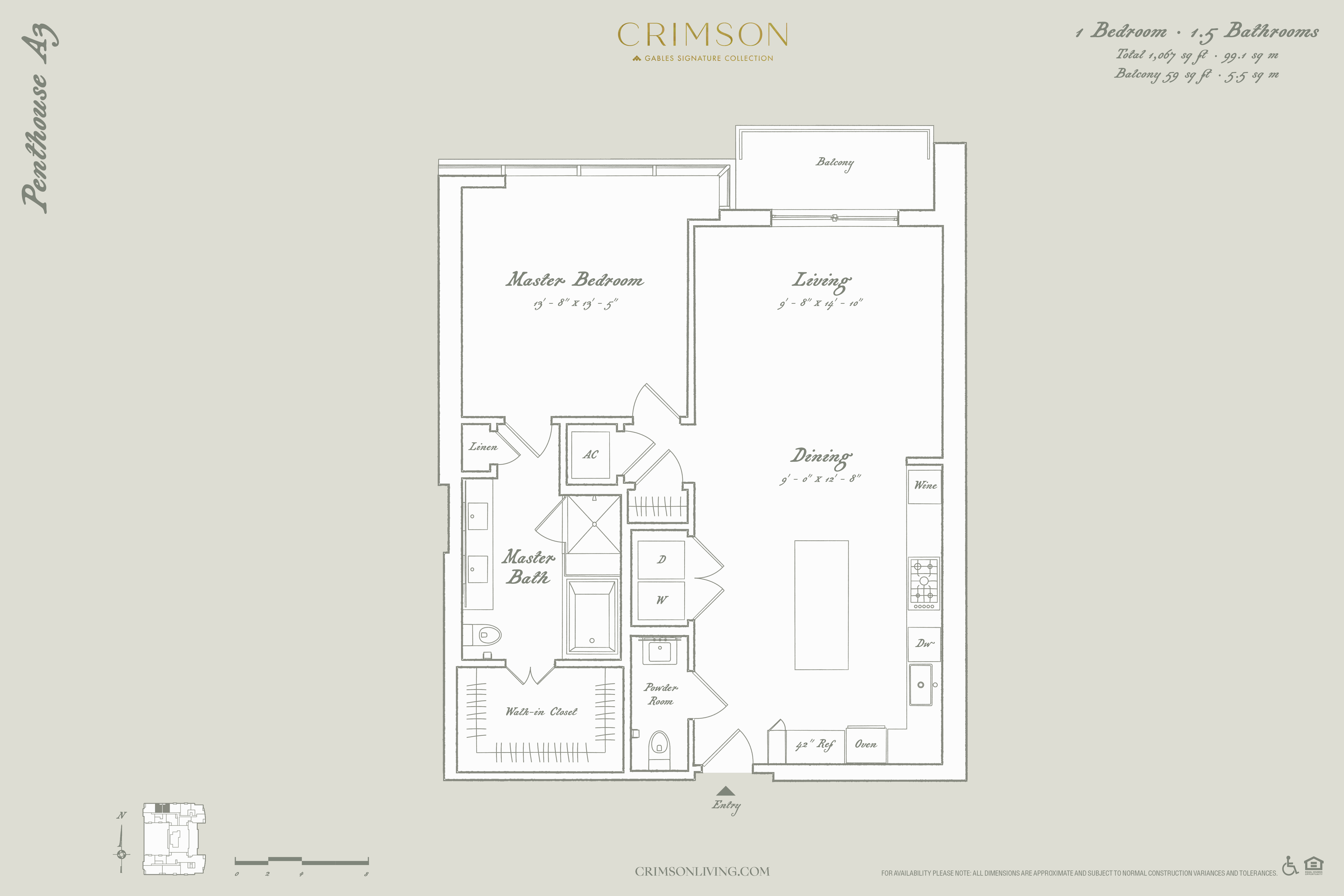 Penthouse A3 floor plan